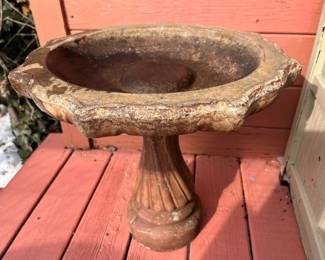 204 Stone Birdbath