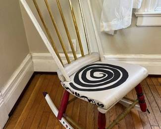 204 HandPainted Rocker