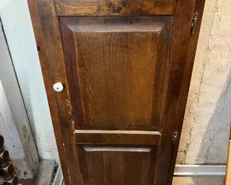 204 Vintage Wood Storage Cabinet