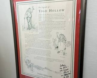 204 The Legend Of Toad Hollow Signed