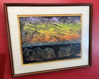 204 Son et lumiere June Wayne Litho