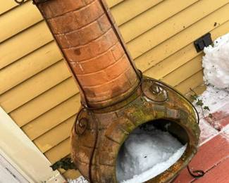 204 Clay Chiminea