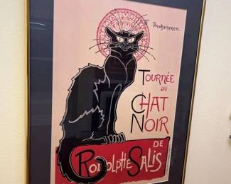 204 Tour Of The Black Cat Art Nouveau Poster
