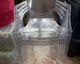 Set of 4 Ghost Chairs