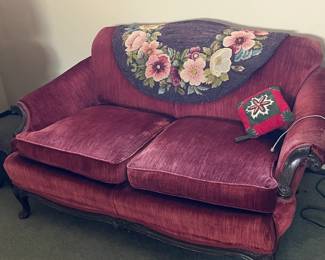 Antique settee. 