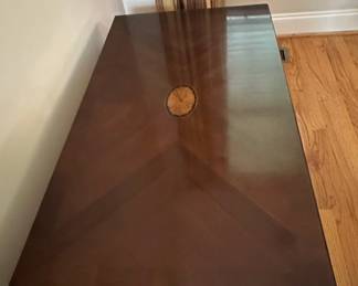 Chippendale Style Mahogany Coffee Table with Inlay