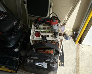Corded Hammer Drill and DieHard Automotive Battery