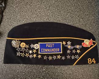 American Legion Past Commander Garrison Cap with Pins