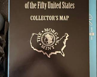 Commemorative Quarters of the Fifty United States Collector's Map