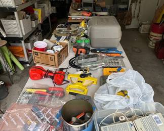 Assorted Tools and Hardware Lot
