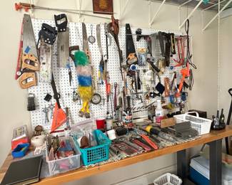 Assorted Hand Tools and Workshop Items