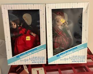 Sears "Dolls of Nations" Hispanic and Scottish Dolls (Set of 2)