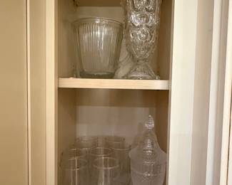 Set of Vintage Crystal Glassware