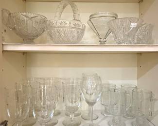 Cut Crystal Glassware Assortment