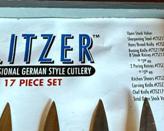 Slitzer Professional German Style Cutlery 17 Piece Set