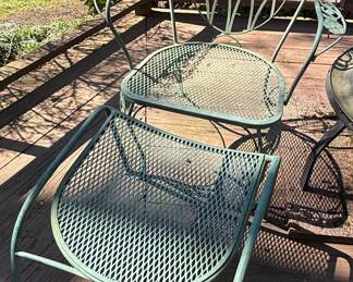 Vintage Woodard Wrought Iron Patio and Garden Furniture