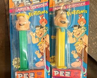 The Flintstones Collectibles Lot - 1973 Homecraft Prod. Figures, PEZ Dispensers, and Plush Toys