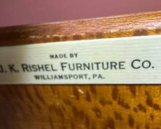 J.K. Rishel Furniture Co. Display Cabinet