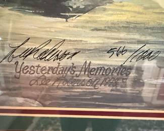 "Yesterdays Memories" by Lee Roberson, Limited Edition Print (566/1000)