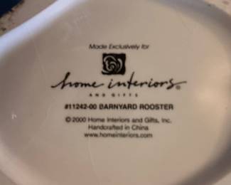 Home Interiors Barnyard Rooster Figurine