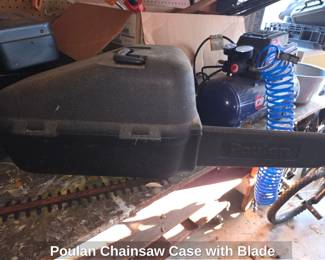 Poulan Chainsaw Case with Blade