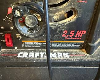 Craftsman 10" Direct Drive Table Saw 2.5 HP