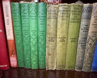 Collection of Vintage Nancy Drew and Bobbsey Twins Books