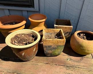 Assorted Terracotta Pots