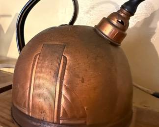 Art Deco and Other Vintage Copper Kettles