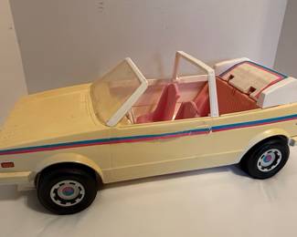 Mattel "Jazzie" Volkswagen Golf Cabriolet Toy Car 1981