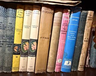 Collection of Vintage Nancy Drew and Bobbsey Twins Books