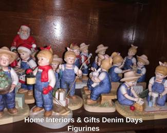 Home Interiors Gifts Denim Days Figurines