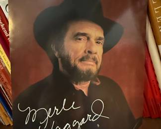 Merle Haggard Autographed Promotional Photo