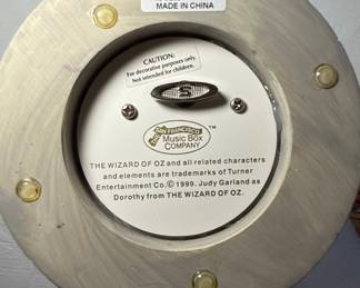 The Wizard of Oz "We're Off to See the Wizard" Music Box Hourglass