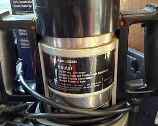 General Doweling Jig, Kobalt Bottle Jack, Craftsman Variable Speed Staple Gun, Black & Decker Router