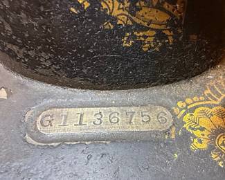 Singer "Vibrating Shuttle" Treadle Sewing Machine with Quarter Sawn Oak Cabinet