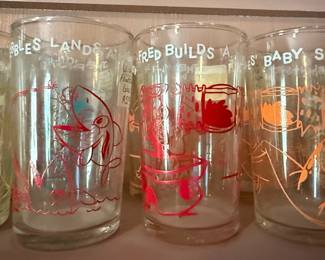 The Flintstones Welch's Jelly Glass Collection - 1960s