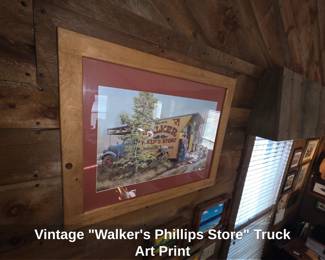 Vintage Walkers Phillips Store Truck Art Print