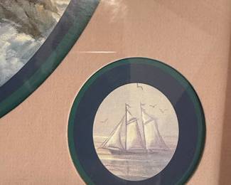 Thomas Kinkade "A Light in the Storm" Lighthouse Print