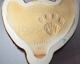 Regal China "T. Bear" "I Love Kraft Marshmallows" Ceramic Cookie Jar