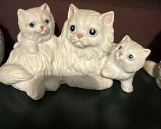 HOMCO "Kitten Nap" Collection Set of 6 Porcelain Figurines