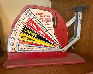 Farm Master Sears, Roebuck & Company "Jiffy Way" Egg Scale