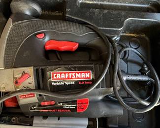 General Doweling Jig, Kobalt Bottle Jack, Craftsman Variable Speed Staple Gun, Black & Decker Router