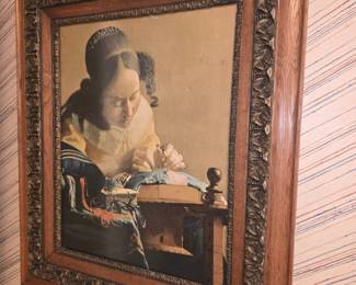 The Lacemaker by Johannes Vermeer Reproduction