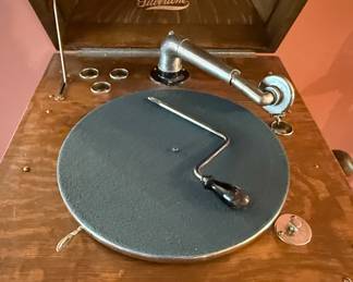 Silvertone "Victrola" Style Phonograph