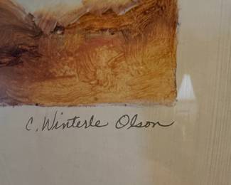 Watercolor Landscape Paintings by Charlene Winterle Olson