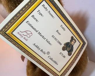 Ashley Belle "Teddy" Collectible Doll
