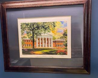 The Lyceum, University of Mississippi Art Print by J. Steverson