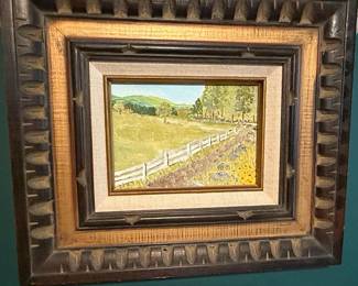 Landscape Painting of Cades Cove, Smoky Mountains by Delphine Denny