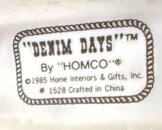 Denim Days "HOMCO" Figurines Collection